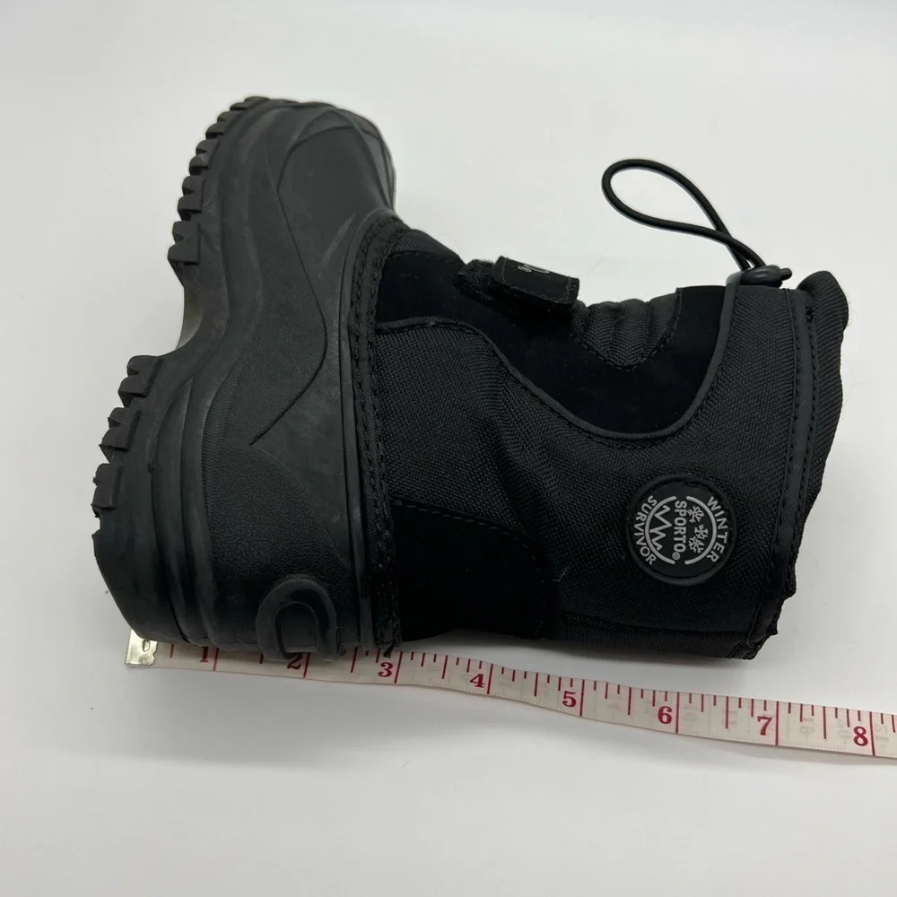 SPORTO KIDS BLACK MARVIN BOOT SIZE TODDLER 10